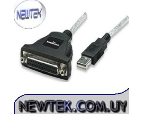 Cable Adaptador Paralelo a USB Manhattan 336581 1.8mt