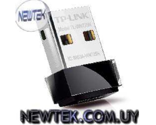 Adaptador Inalambrico USB Tp-Link TL-WN725N Nano 802.11g/b/n 150Mbps