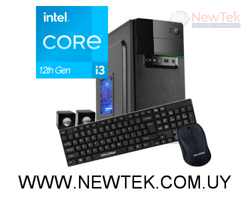 Equipo PC Intel Core i3-12100 RAM 8Gb DDR4 Disco 250Gb SSD + COMBO Periféricos