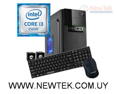 Equipo PC Intel Core i3-10100 RAM 8Gb DDR4 Disco 250Gb SSD + COMBO Periféricos