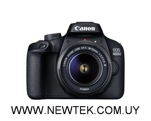 Camara Digital Canon EOS 4000D lente 18-55mm WiFi