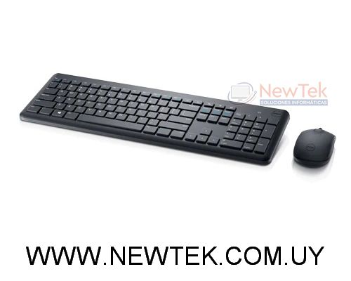 Combo Teclado Mouse DELL KM117-BK Inalambrico USB Negro Distribución en español
