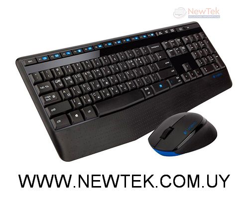 Combo Teclado Mouse Logitech MK345 Inalambrico USB Negro Distribución en Español