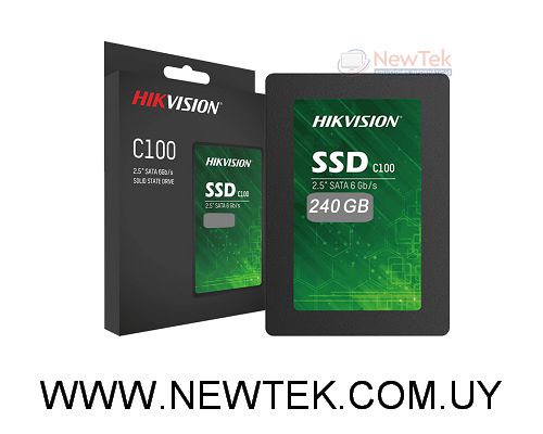 Disco Duro Estado Solido HIKVISION C100 240GB SSDNow 2.5" SATA 3.0 6Gb/s Interno