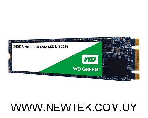 Disco Duro Estado Solido M.2 2280 Western Digital GREEN WDS240G2G0B  SSD 240GB