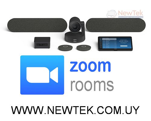 Equipo Video Conferencia LOGITECH Zoom Rooms Kit Salas Grandes de 12-17 Personas