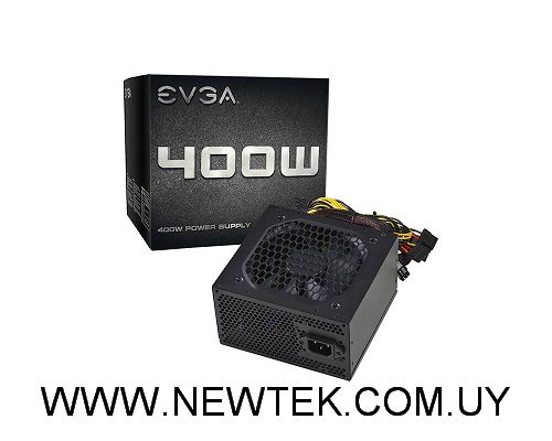 Fuente de Poder EVGA 400 N3 Power Supply 100-N1-0400-L1 400W REALES FAN 120m ATX