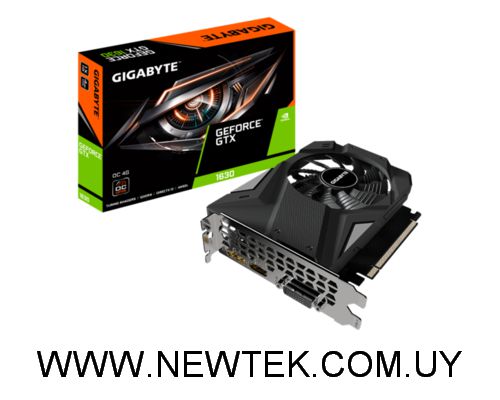 Tarjeta de Video Gigabyte GeForce GTX 1630 OC 4G GDDR6 HDMI DVI-D DisplayPort