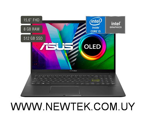 Notebook Asus K513EA-L12004W 15.6" Oled Core I5-1135G7 4 Core 8Gb 512Gb Win 11H