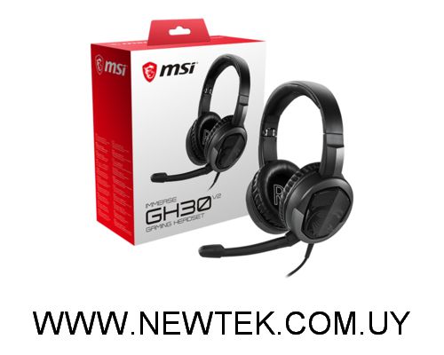 Auricular con Microfono MSI Immerse GH30 V2 Gaming Cableados 1.5m 