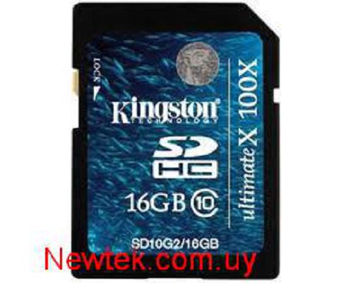 Memoria Digital SD Kingston SDHC SD10G3 16GB Class 10 SD10G3/16GB Ultimate