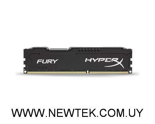Memoria Kingston HyperX Fury 4GB DDR3 RAM PC 1600Ghz HX316C10FB/4 Disipada Black