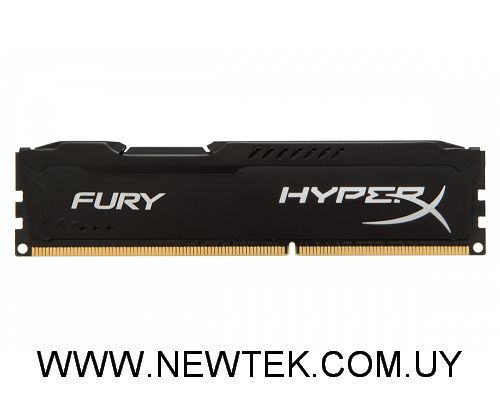 Memoria Kingston HyperX Fury 4GB DDR3 RAM PC 1866Ghz HX318C10FB/4 Disipada Black