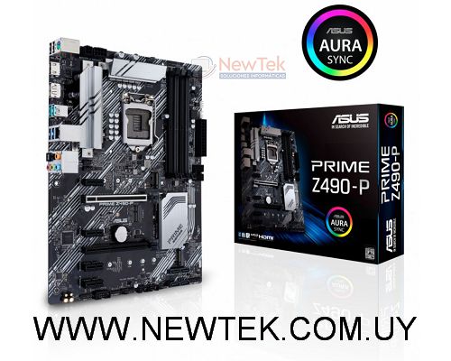 Motherboard ASUS PRIME Z490-P INTEL AURA SYNC RGB LGA 1200 10ma Generación