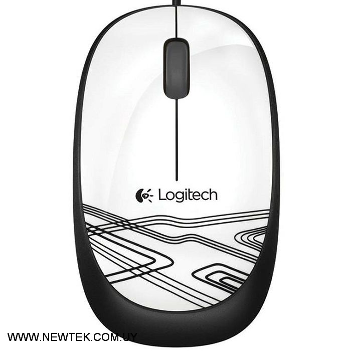 Mouse Cableado Logitech M105 910-003138 ambidiestro Puerto USB 1000 dpi Blanco