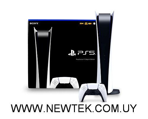 Consola Sony Playstation 5 Digital Edition 16Gb 825Gb 4K 120fps y 8K HDMI 2.1