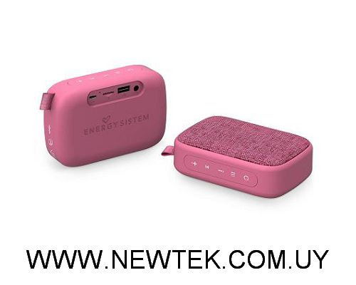 Parlante 2.0 Energy Sistem Fabric Box 1+ Pocket Grape Bluetooth USB MicroSD F.M