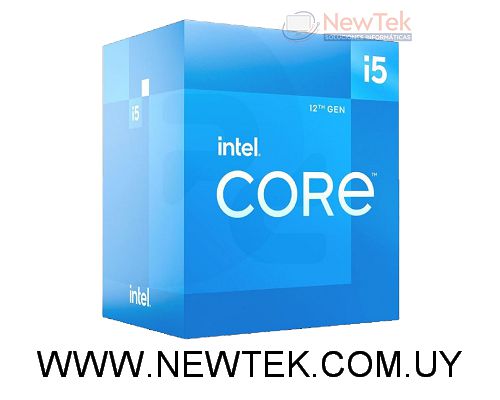 Procesador Intel Core i5-12400 Hasta 4.4Ghz 6 Nucleos Socket 1700 12va gen