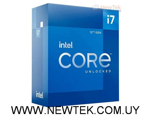 Procesador Intel Core i7-12700K Hasta 5.0Ghz 12 Nucleos Socket 1700 12va gen