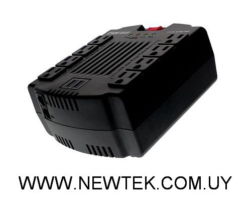 Regulador de Voltaje Forza FVR-1202USB 1200VA 600W Automático USB Carga Rapida