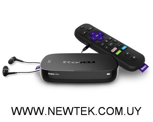 Reproductor Multimedia Roku Premiere Plus Streaming HD, 4K y HDR Auricular HDMI