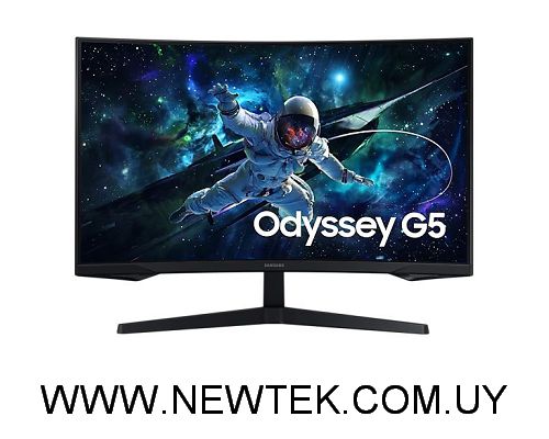 Monitor Samsung LED VA LS32CG552ELXZX 32" Odyssey G5 QHD 165Hz HDMI Displayport