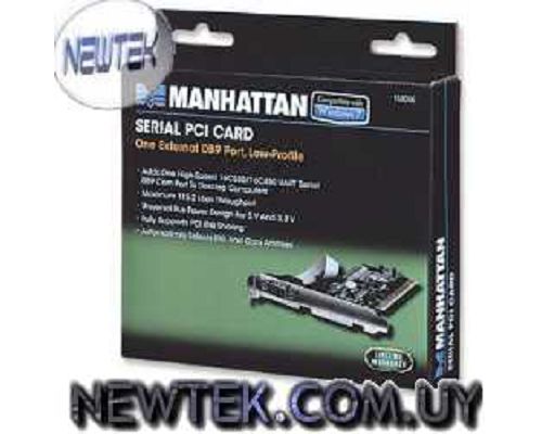 Tarjeta PCI a Serial Manhattan 158206