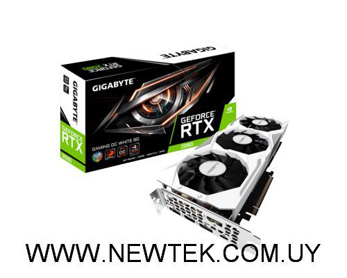 Tarjeta Video Gigabyte GeForce RTX 2080 GAMING OC WHITE 8G GDDR6 8K DisplayPort