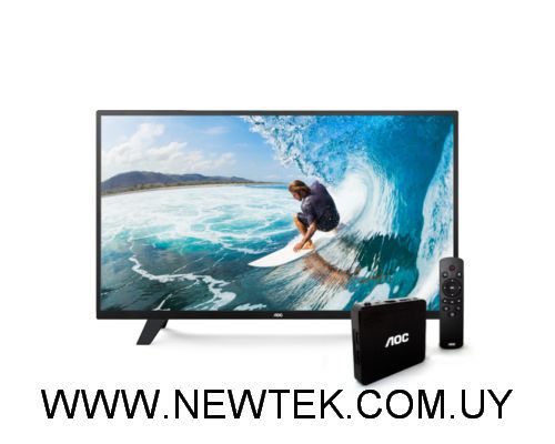 Televisor AOC LED LE32M1371 TV 32 PULGADAS 1366x768 HD HDMI USB VGA + Smart Box