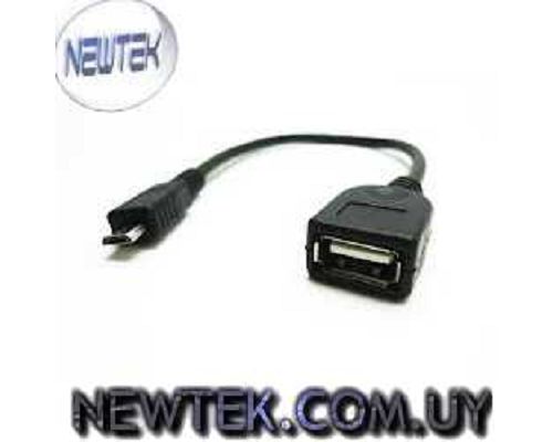 Cable Adaptador micro USB a USB Hembra OTG