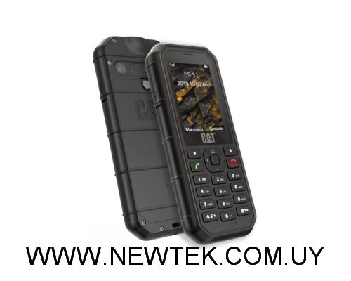 Celular CAT B26 Resistente Dual SIM 2G GSM Radio FM Sumergible Clase Militar
