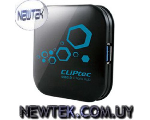 Hub USB 3.0 Cliptec Thunder USB 3.0 4 puertos 5V 2A