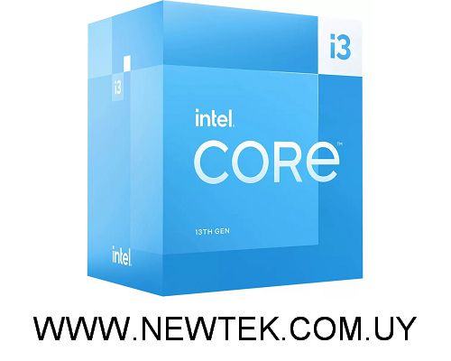 Procesador Intel Core i3-13100 Hasta 4.50Ghz 4 Nucleos Socket 1700 13va gen