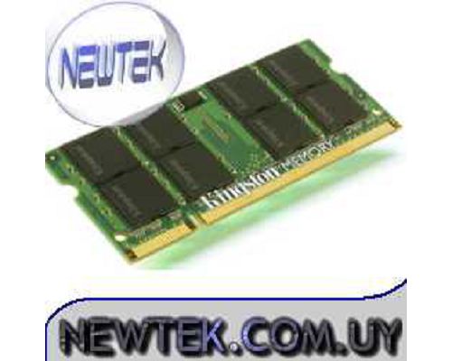 Memoria Ram Kingston 2GB SODIMM 200 Espigas DDR2 KVR800D2S6/2G notebook