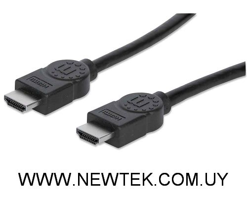 Cable HDMI De Alta Velocidad Manhattan 306119 1.8 Metros 4K 30Hz 3D