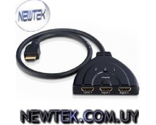 Switch HDMI 3 entradas 1 salida PC DVD PS3 XBOX360 Proyector Canalera DirecTV