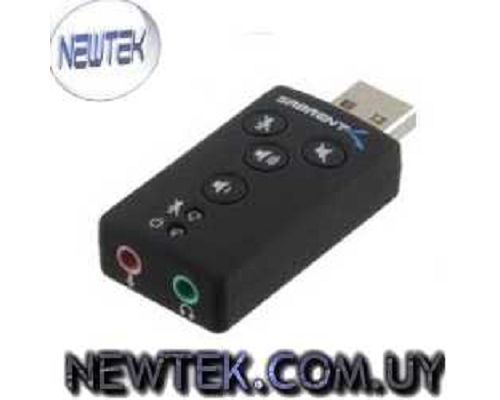 Tarjeta de Sonido Externa USB Sabrent  2.1 USB-SBCV Stereo 3D