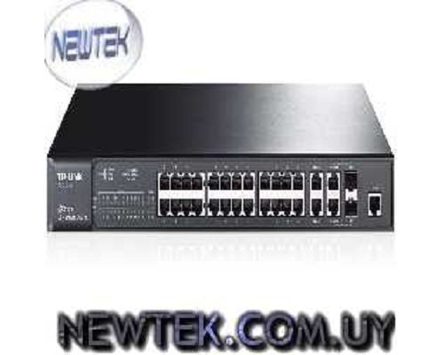 Switch 24 Ethernet TP-Link TL-SL5428E 4 Gigabit VLAN Rackeable Admin WEB