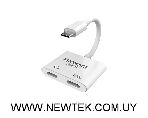 Adaptador PROMATE UniSplit-C USB-C a 2 USB-C