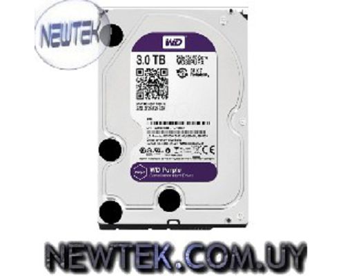 Disco Duro Western Digital WD Purple WD30PURX 3TB 3,5'' Sata3 64MB IntelliPower